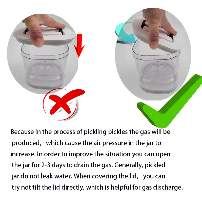 barattolo per sottaceti separatore secco e umido da cucina barattolo per sottaceti distributore secco e umido barattolo a clessidra contenitore di plastica_voghion.com