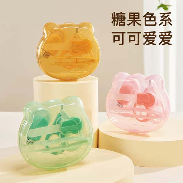 Newborn baby nail clippers suit baby nail clippers safety anti-meat baby nail clippers artifact