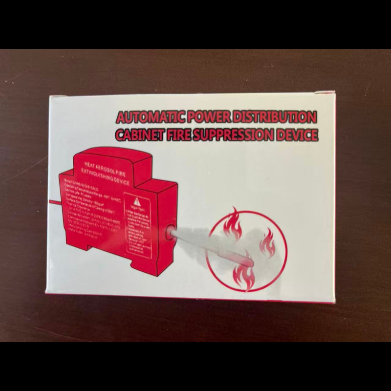Dispositivo de extinción de incendios de aerosol térmico, caja de bus fotovoltaica doméstica, gabinete de almacenamiento de energía para automóviles de alta temperatura auto arranque al por mayor