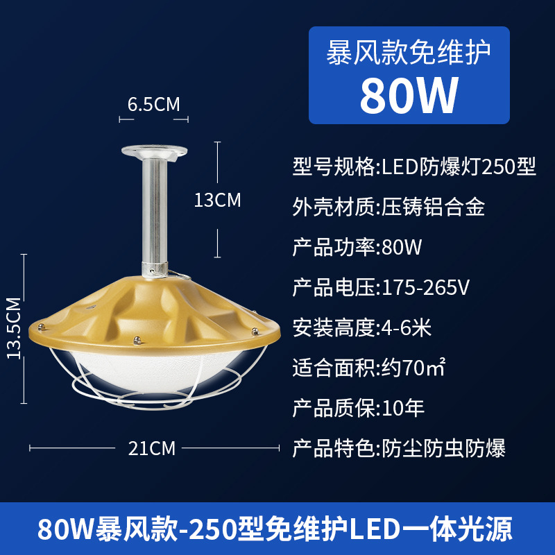 유지보수가 필요 없는 80W 다이캐스트 스톰 모델 [노란색]