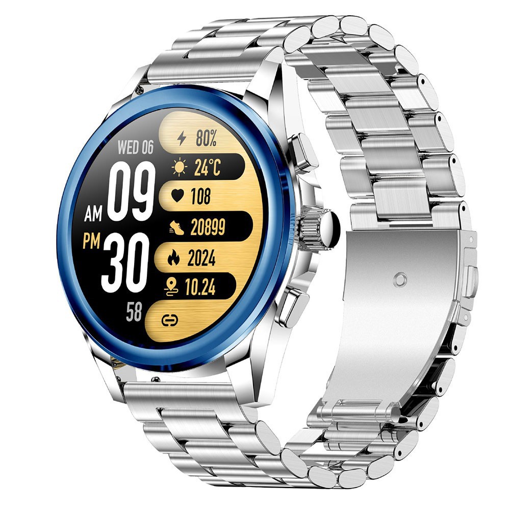 KC83 Smart Watch Men's Watch AMOLED Screen 1ATM Waterproof Bluetooth Call Heart Rate Motion Pectometer Monitoring