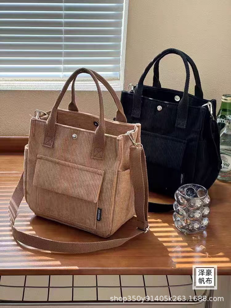 Bolsa de bolsillo de mano de velcro original, bolsa de bolsillo de mano, bolsa de comedor portátil universal simple para estudiantes