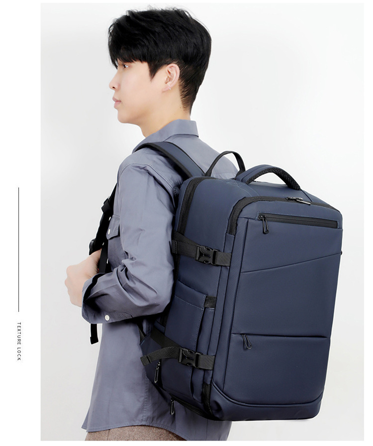 Cross-border computer bag backpack, men's style, fashionable, shoulder-carry, large-capacity commuting schoolbag, business backpack undefined