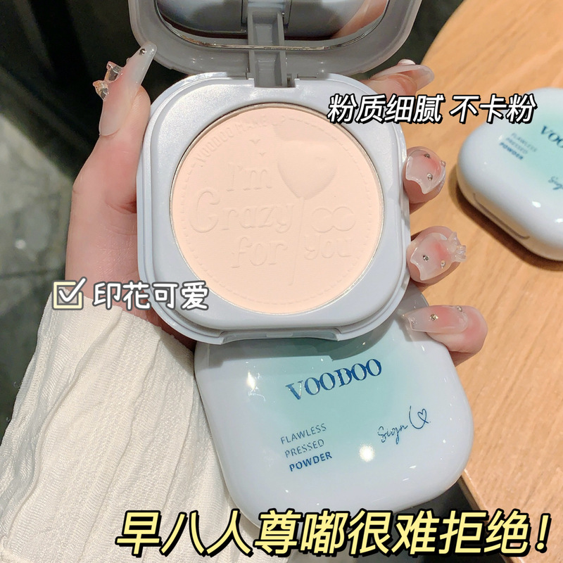 VOODOO ゼロセンス デリケートで滑らかなパウダーコンシーラー ウェット＆ドライ両用 防水・防汗・飛散防止パウダー ソフトミストセッティングパウダー|undefined