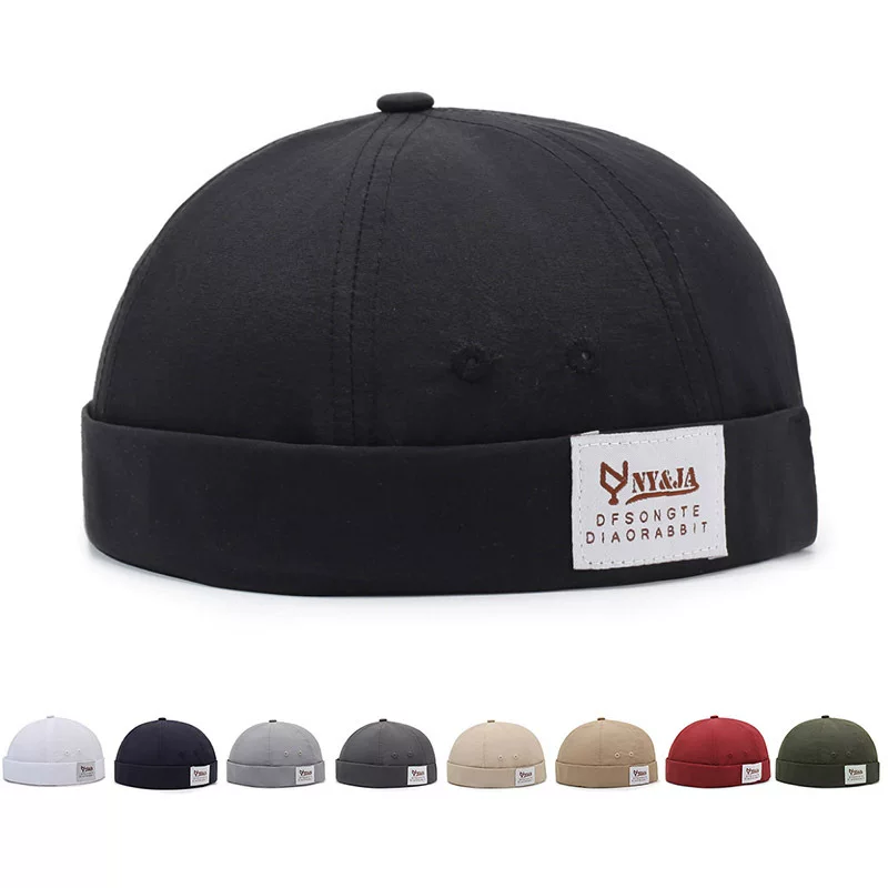 Hat, autumn travel retro patch, new collection