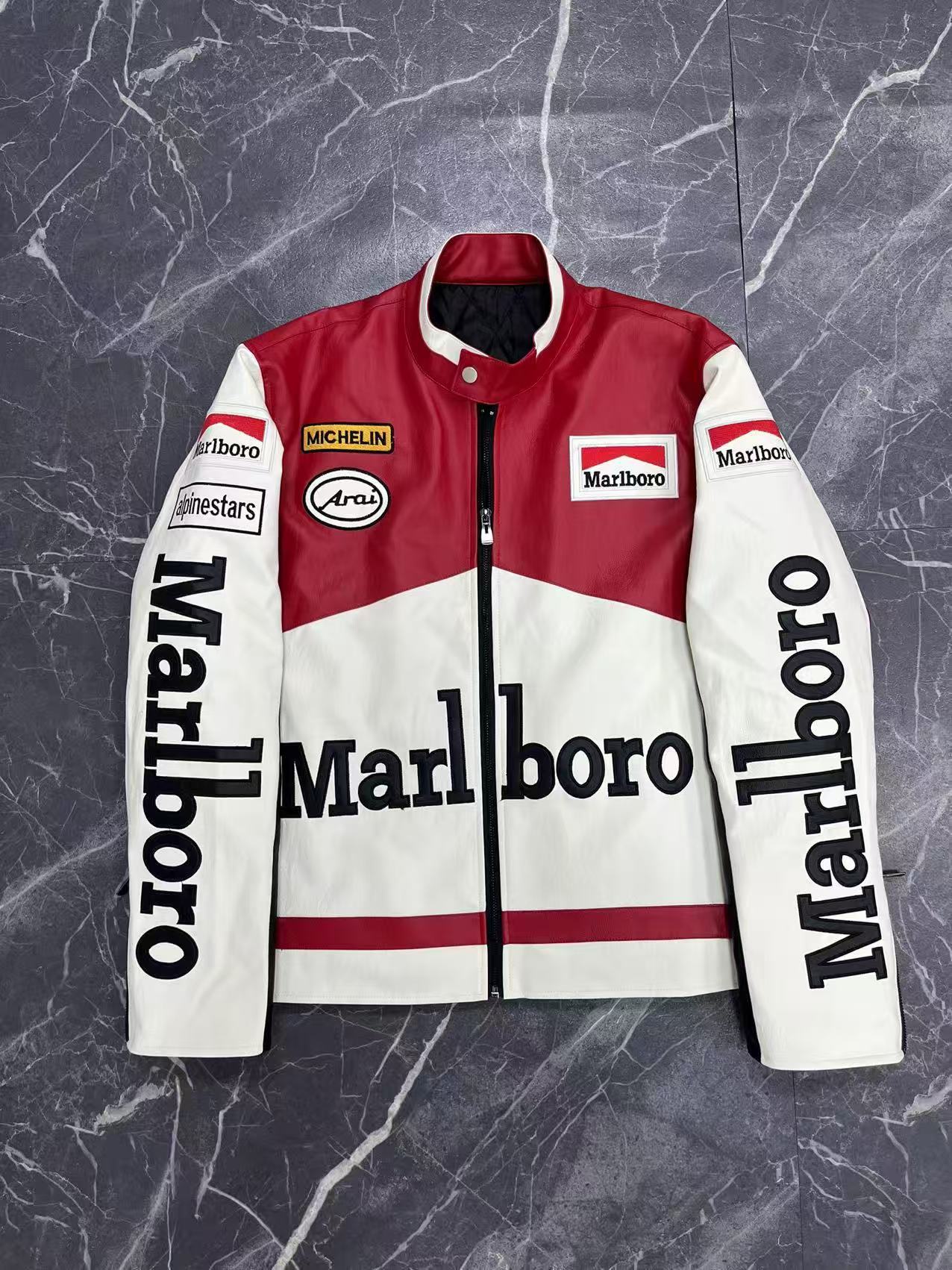 F1刺繍ジャケット卸売越境アマゾン秋冬婦人服新作ファッションゆったり長袖レトロアメリカンスタイル