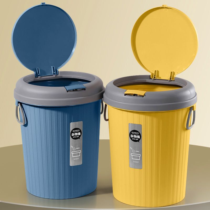 Cheap Press-Type Household Trash Can with Pop-Up Lid for Kitchen, Living Room, Large Bathroom, Bedroom, Large Capacity Cheap Press-Type Household Trash Can with Pop-Up Lid for Kitchen, Living Room, Large Bathroom, Bedroom, Large Capacity