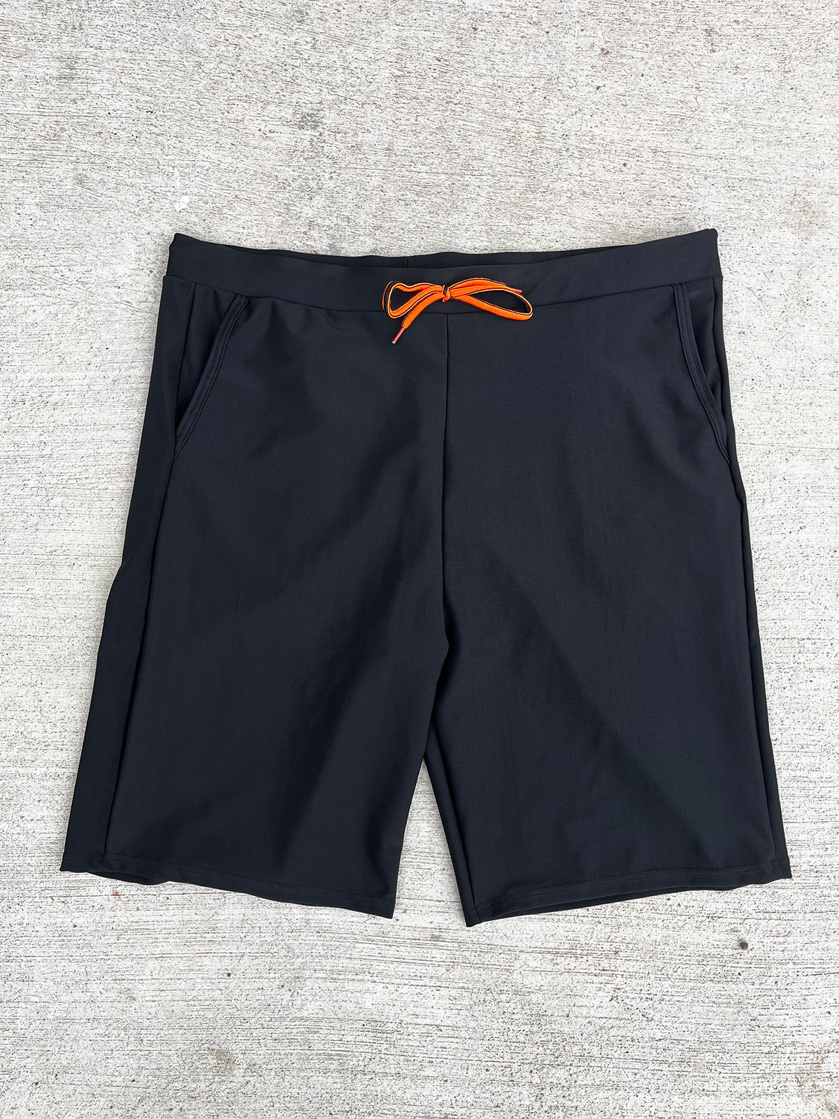 HuRun Pantalones de baño para hombres de cinco puntos para evitar la vergüenza 2024 nuevos pantalones de playa profesionales de secado rápido de tamaño grande con pantalones de baño de bolsillo