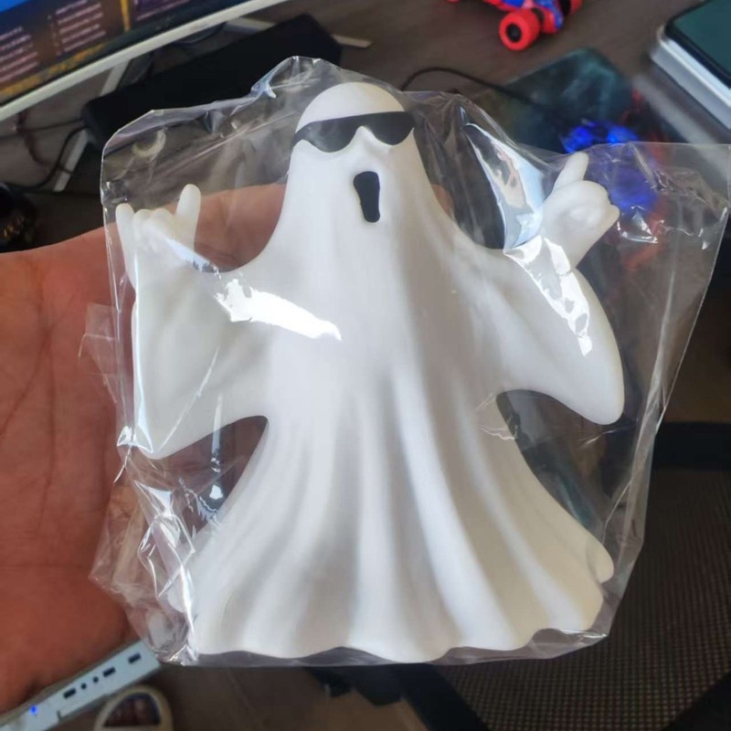 HalloweenGhostFigurine万圣节氛围布置雕像派对装饰趣味搪胶幽灵|undefined