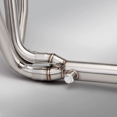 675Sr Exhaust Modification, Motorcycle exhaust pipe