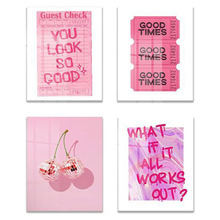 青少年装饰画布海报组合抽象艺术帆布海报挂画家居装饰