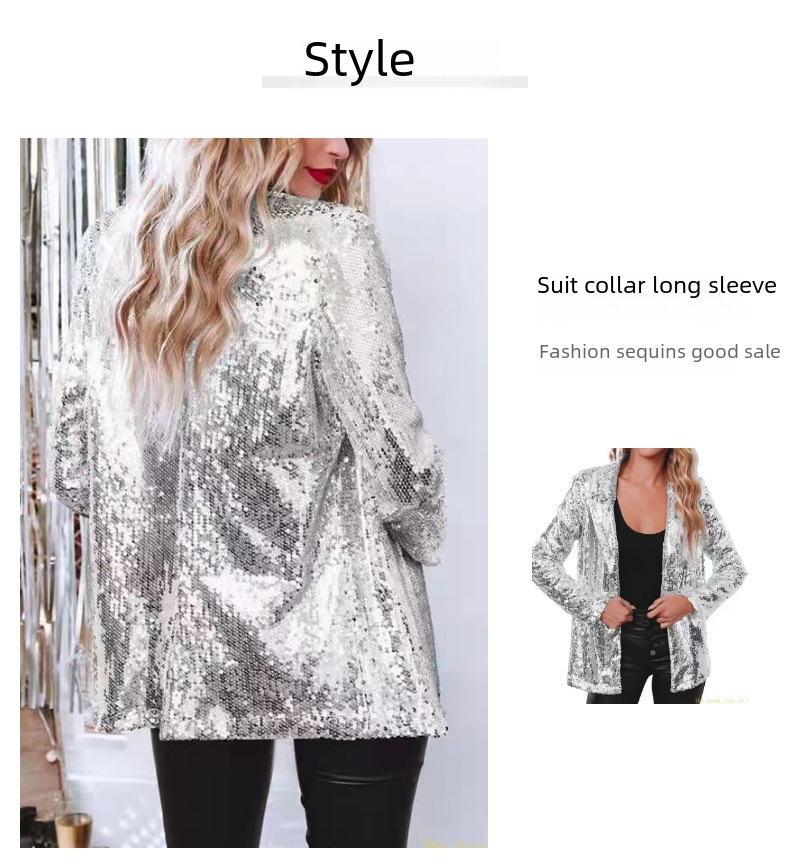 Elegant Cross-Border Blazer Image 5