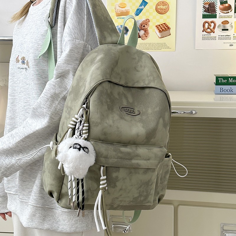 Nueva mochila retro mochila masculina mochila de montañismo mochila estudiante de secundaria bolsa de viaje personalidad estudiante de secundaria mochila femenina