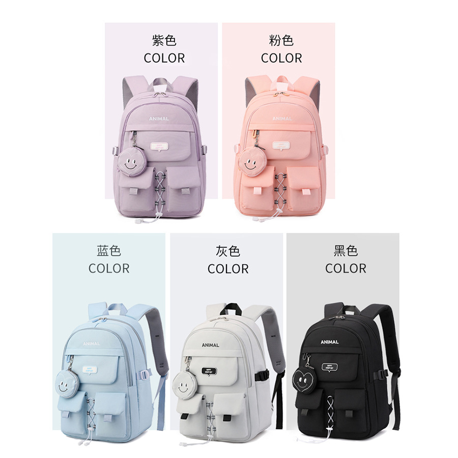 2023 nuevo estudiante de secundaria schoolbag estudiante de secundaria INS de alta calidad chica estilo universitario mochila transfronteriza