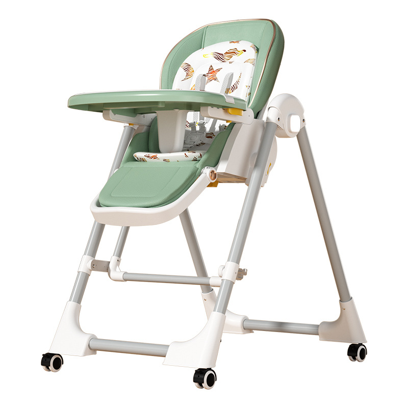Silla de comedor infantil transfronteriza 6 - 36 meses silla de comedor multifuncional plegable para niños pequeños fábrica de silla mecedora