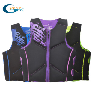 Adult Thickened Life Jacket Water Motorboat Large Buoyancy Large Size Fishing Vest Sports Anti-Collision Sleeveless Swimsuit