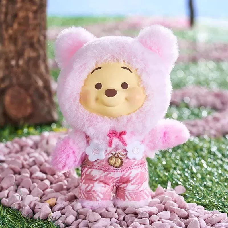 Пупсовая коробочка с хомячком Винни-Пуха TOPTOY Puff Candy Серия для девушек, версия Motherland, модная фигурка с подвеской в слепой коробке