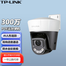 TP-LINK TL-IPC632DP-A 300万全彩室外有线监控球机poe供电摄像头