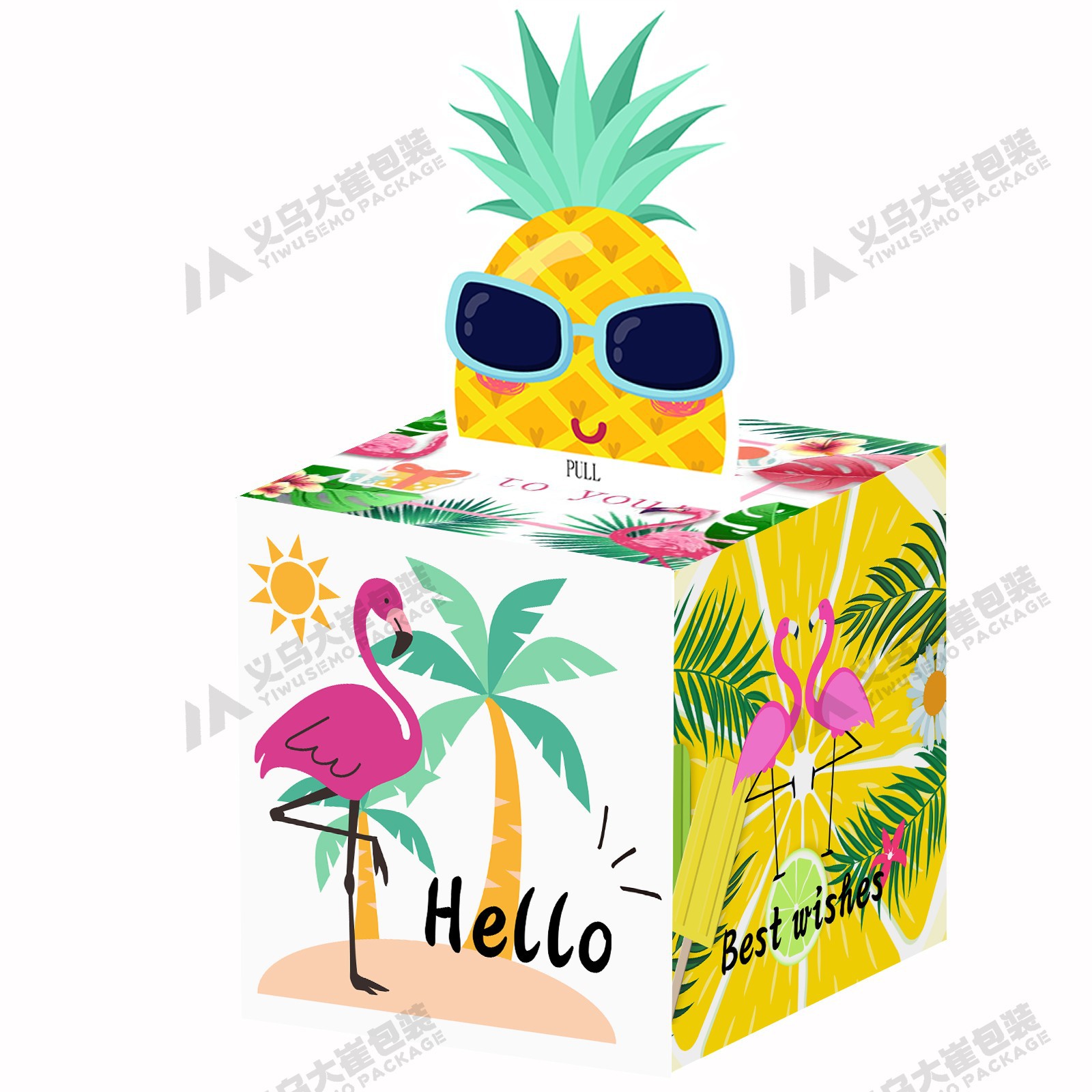 즉시 배송 플라밍고 파인애플 선물 세트 54