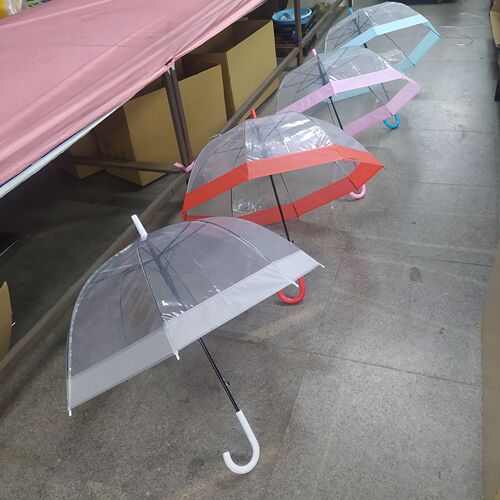 Trendy 8-bone straight pole long handle Apollo umbrella multi-color mushroom princess umbrella advertising umbrella transparent umbrella manufacturer wholesale