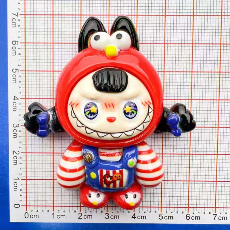 漫画特大カード人形 diy 樹脂アクセサリー手作り冷蔵庫マグネット素材キーホルダーペンダントアクセサリーパッチバッチ|undefined