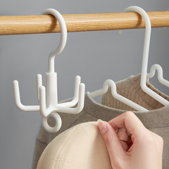 Japanese-style five-claw bag hanger coat hook belt tie rack multi-claw rotating hook multi-functional shoe drying rack
