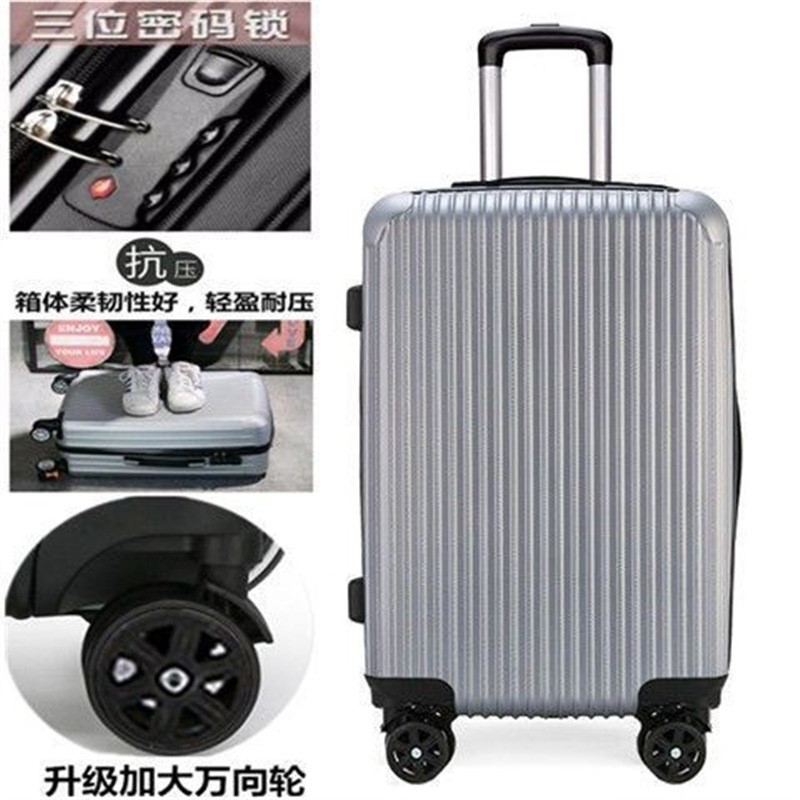 Maleta trolley 24 pulgadas 22 pulgadas maleta para estudiantes maleta para hombres y mujeres maleta de embarque caja de contraseña de 20 pulgadas 26 pulgadas cuero