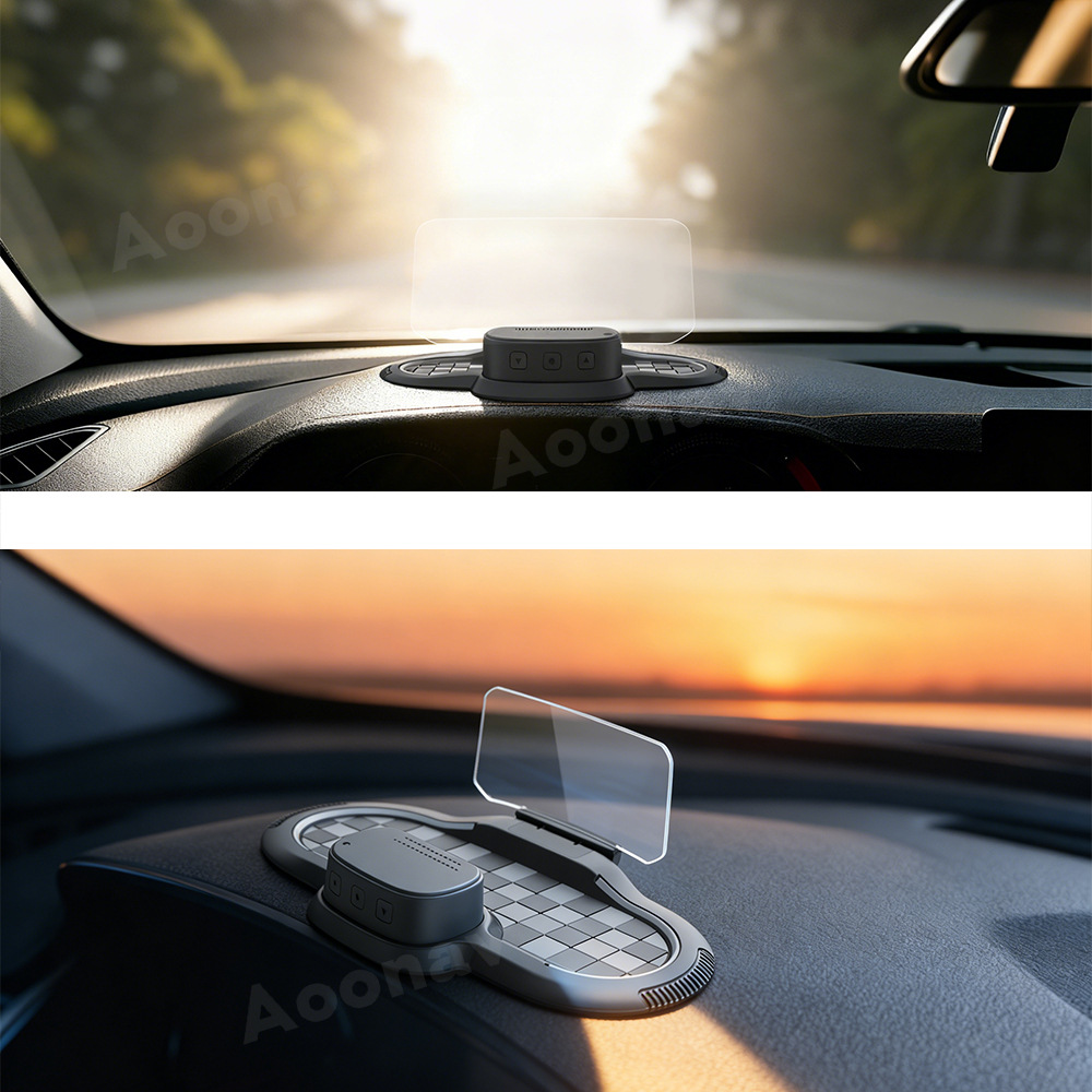 Car-Mounted Hud Head-Up Display, Wireless Carplay Navigation, Multi-Functional Integrated Obd Speed Projection Display