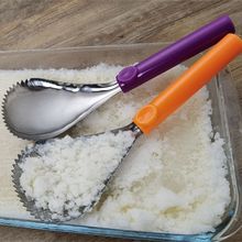 刨冰机沙勺家用小型绵绵碎冰机商用挖冰粉摆摊刮冰沙勺雪花酪碎冰