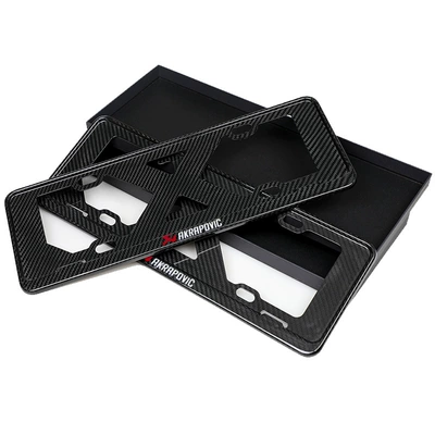 License plate holder/license plate holder Mercedes-benz Blue Brand Green License Plate - modified-scorpionpair-real-carbon-fiber