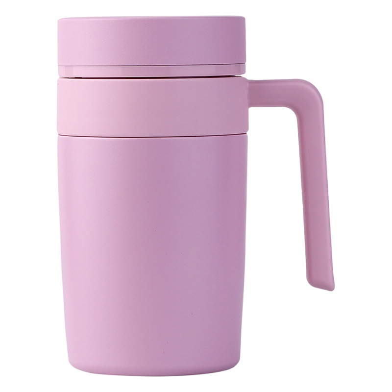 500ml taza de oficina inteligente 316 Acero inoxidable Oficina de negocios regalo taza de vacío doble capa con mango taza de regalo