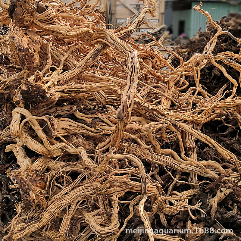 Twist Root Wood Landscaping Aquarium Submerged Tree Root Branches Purple Teak Climbing Pet Tank Decoration Azalea Wood