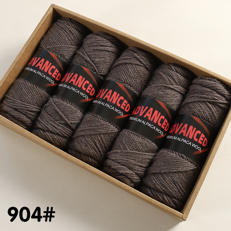 Ovillo de Lana de Alpaca Térmico para Tejido a Mano y DIY