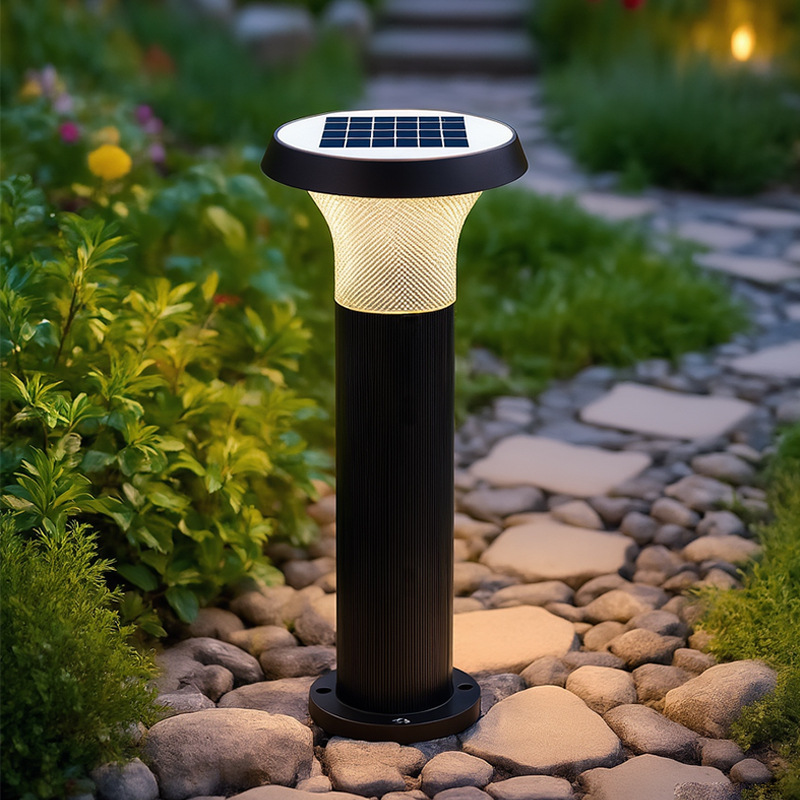 Comercio exterior transfronterizo solar lámpara de césped jardín villa patio enchufado paisaje parque led lámpara de pila de paja