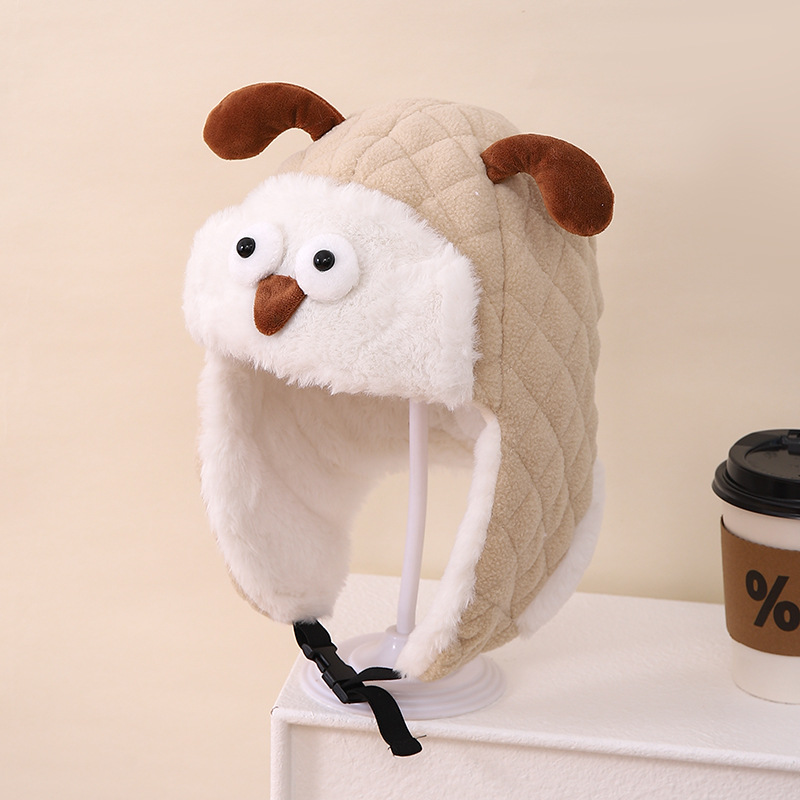 Sombreros para niños otoño y invierno para niños gorras lindos pájaros para niños protectores de orejas de invierno para hombres más gruesos y cálidos