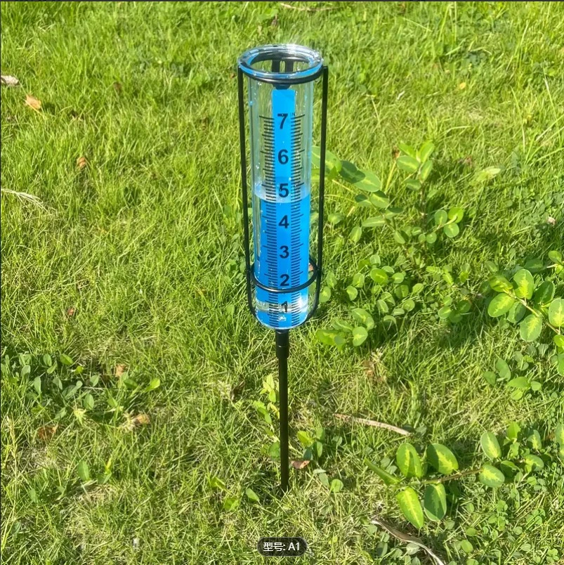 Новый Rain Gauge измеритель дождя наружная антифриз регулируемая высота съемный садовый газон дождевик
