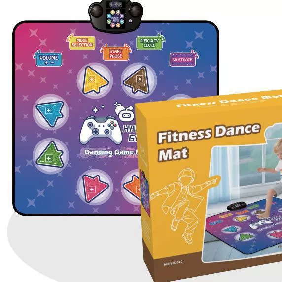 Ebay Toys Cross-Border New Product: Electric Dance Mat with Lights and Bluetooth, Parent-Child Interactive Music and Light Mat
