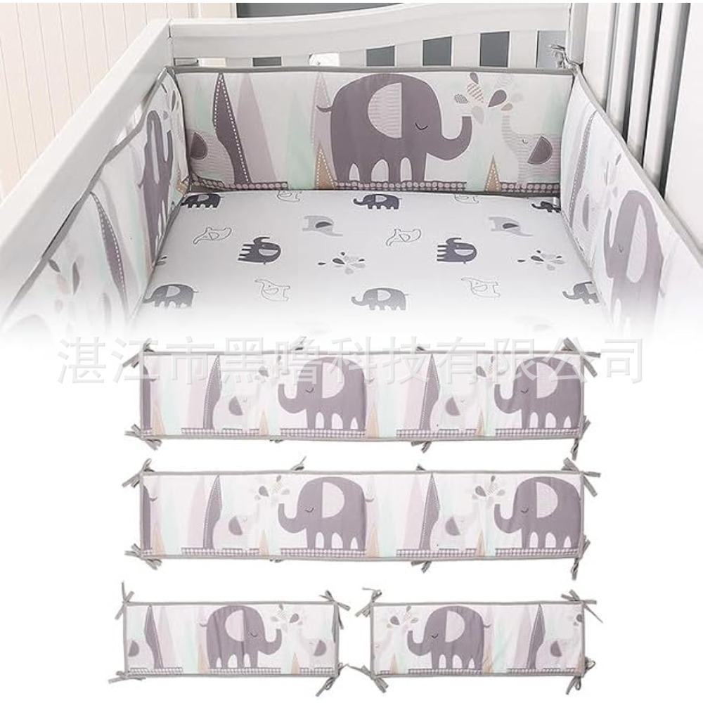 Cotton Baby Bumper Pads for Boys Girls