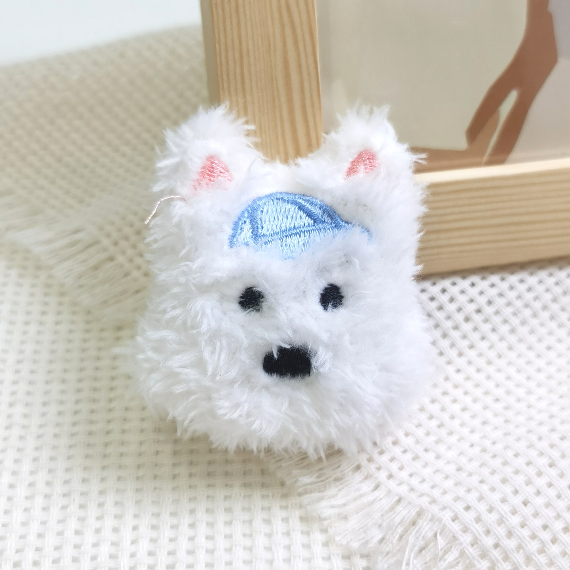 블루 모자 강아지