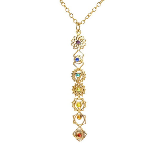 Necklace stainless steel for yoga