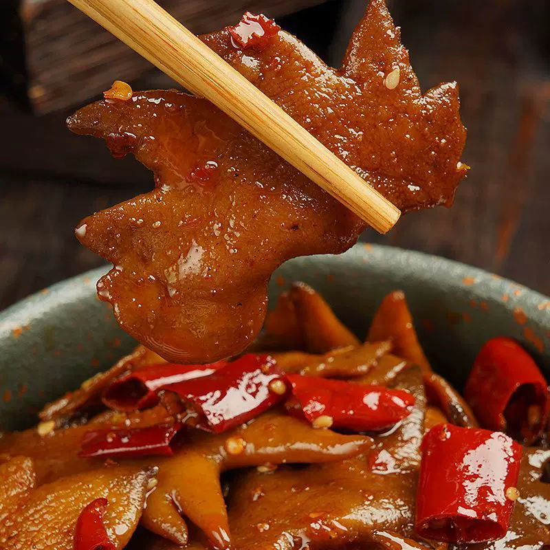 麻辣鸡冠子重庆特色小吃鸡冠香辣冷吃鸡肉零食下酒菜熟食即食150g