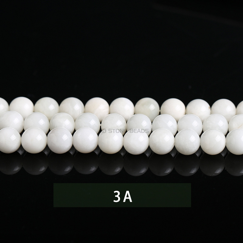 結晶徳宝飾品7a級天然強光灰月光散珠拉長石水晶丸珠diy宝飾品部品卸売り|undefined