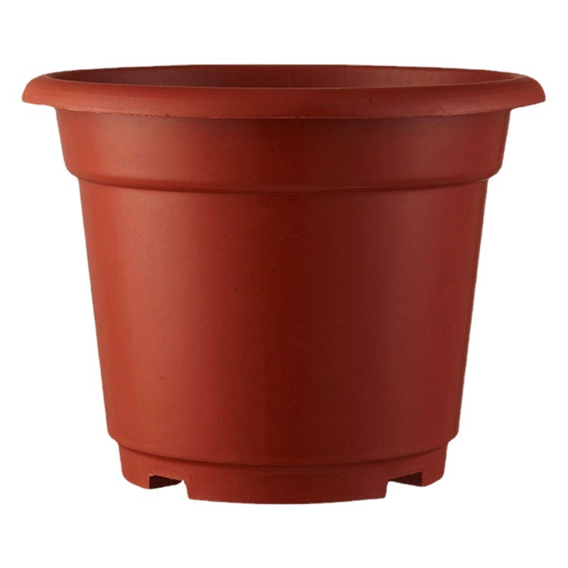 Прямая поставка с фабрики AB круглый бассейн с обратным краем утолщенный красный молочно-белый пластиковый базовый детский цветочный полевой пластиковый цветочный горшок