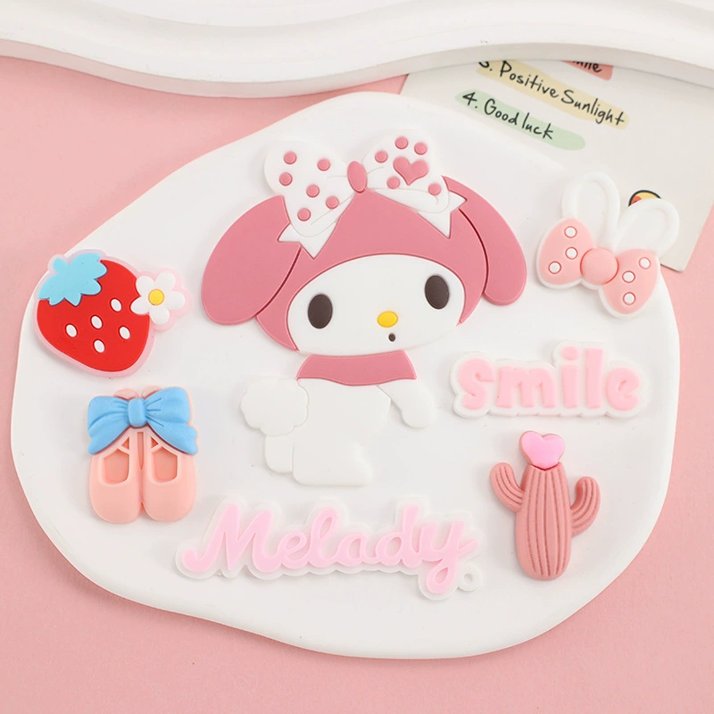 Phone case PVC from soft rubber, accessory, slippers, fridge magnet, DIY
