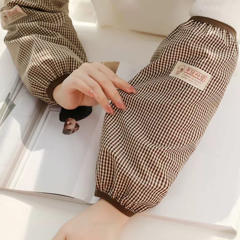 Новые водонепроницаемые рукава для женщин, длинные модные рукава с мультяшным принтом, маслостойкие рукава для дома, оптом для взрослых студентов