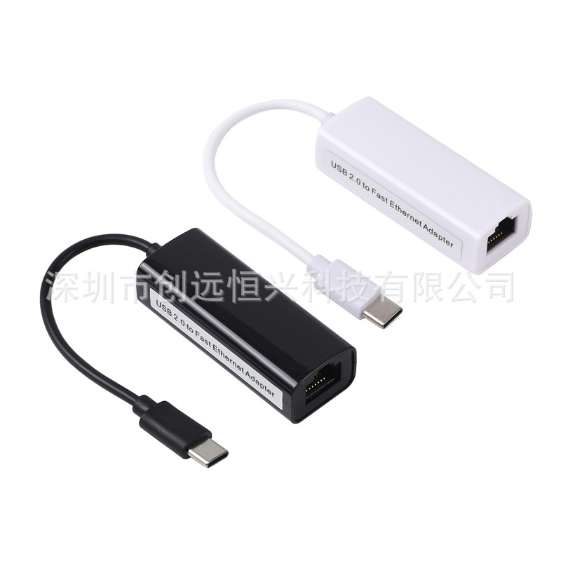 ドライブレスType-CターンRJ45百兆有線ネットワークカードUSB3.1携帯電話タブレットpcターンネットCH9152A|undefined