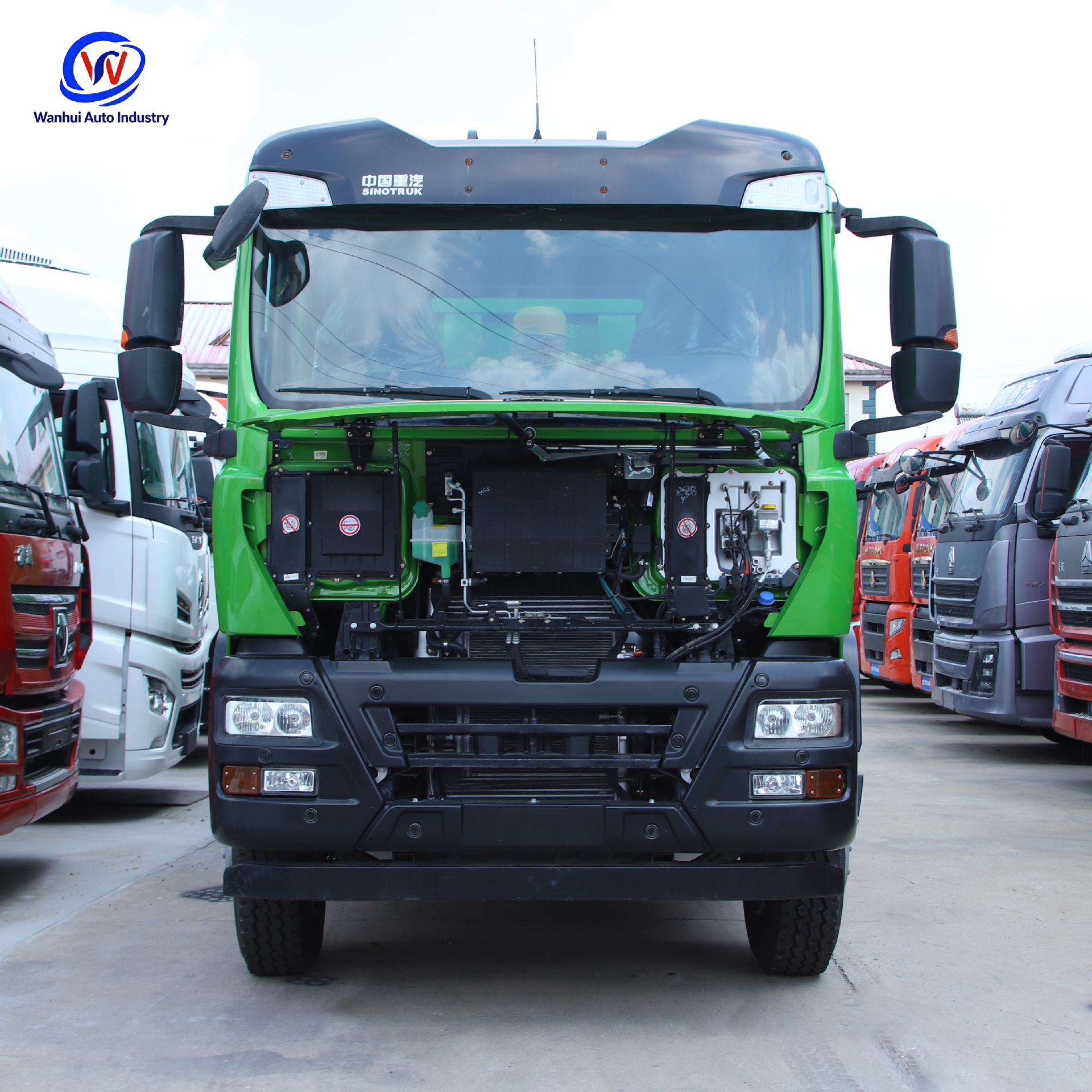 China Heavy Duty Truck Howo Tx400 Horsepower Dump Truck 6X4 National Vi Weichai Wp10H Engineering Dump Truck with Rear Eight Wheels
