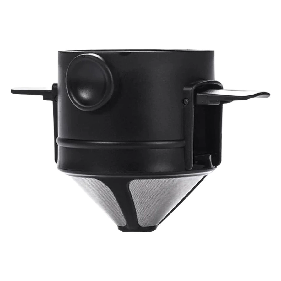 Фильтр для кофе из нержавеющей стали фильтр-Бесплатная бумага кофе воронка фильтр портативный складной ухо висит ручной кофе фильтр чашки