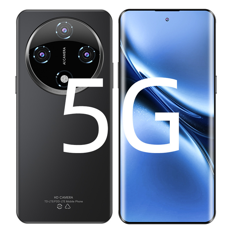 曲面屏5G全网通智能手机学生游戏骁龙八核16+1TG大内存百元双卡|undefined