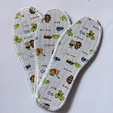 夏季儿童卡通印花鞋垫透气棉布鞋垫吸汗清爽舒适护足小孩运动鞋垫